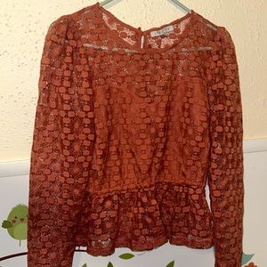 Coral Blouse size M